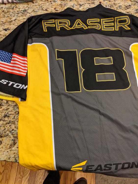 Easton Yellow New Adult Men's Large Jersey Apparel Jerseys