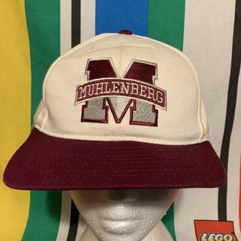 90s white college hats