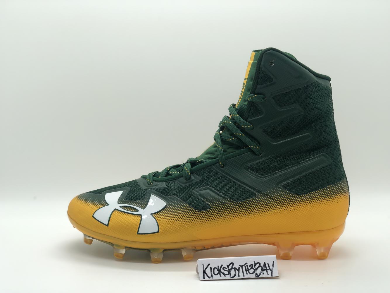 under armour cleats yellow