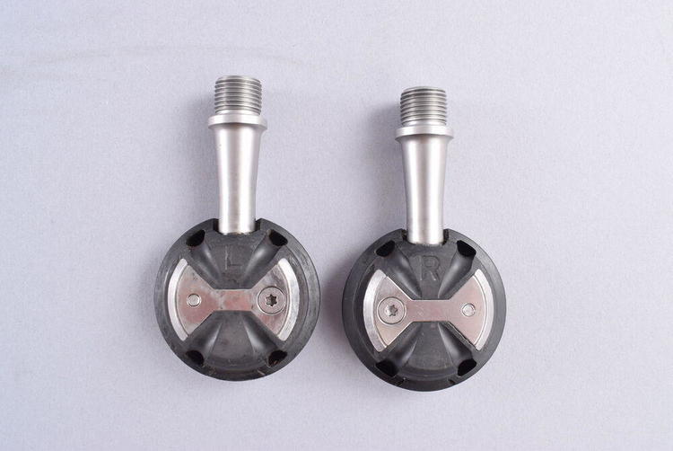 Silver Speedplay Zero Stainless Road Bike Pedals with Cleats