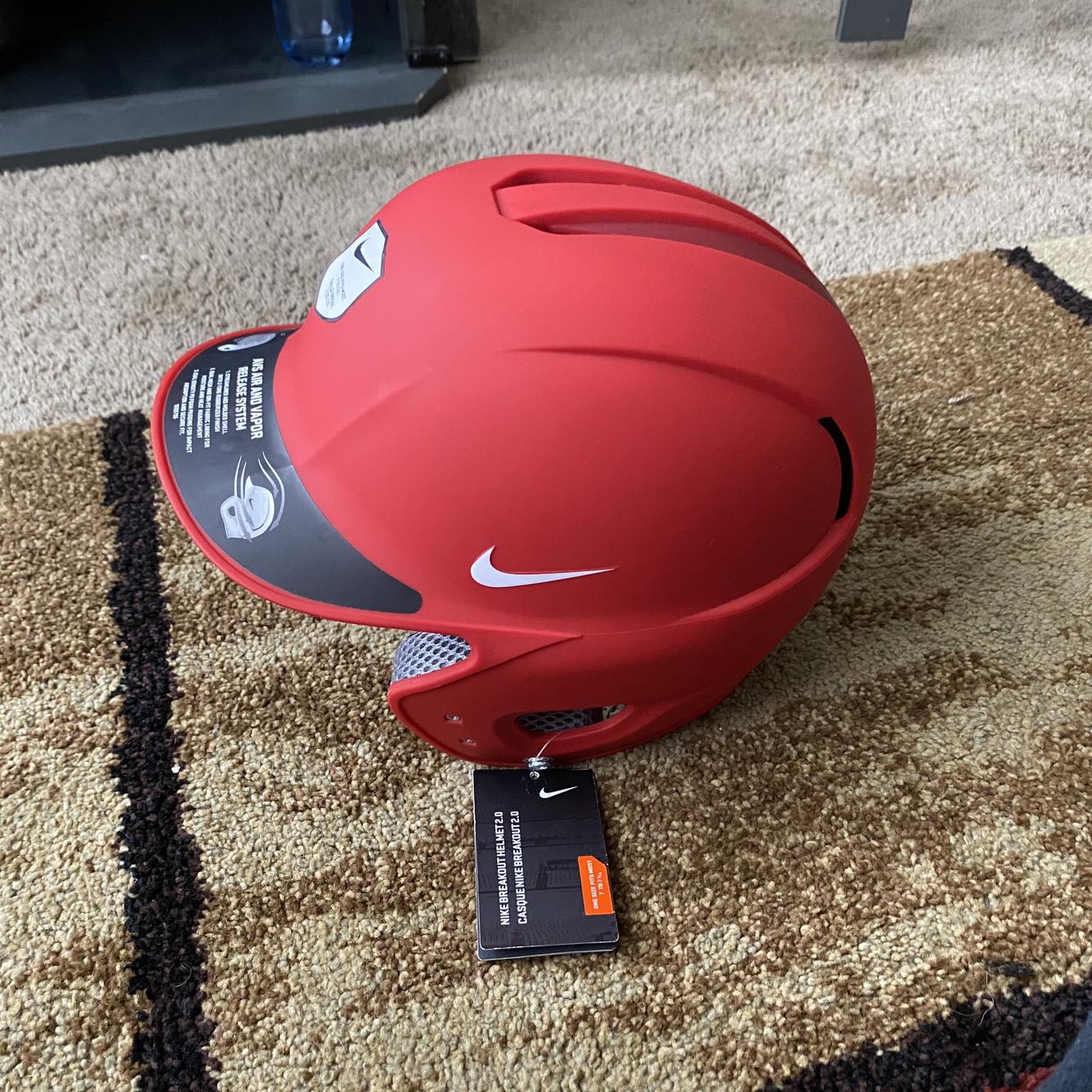 Red New Nike Batting Helmet SidelineSwap