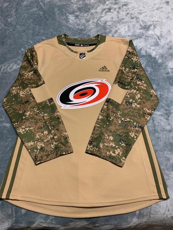 carolina hurricanes camo jersey