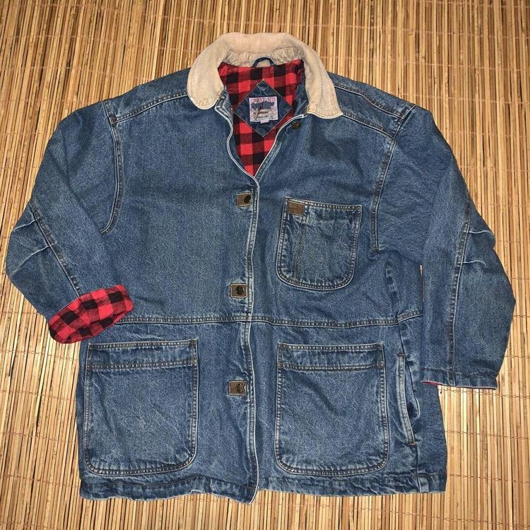blue jean flannel