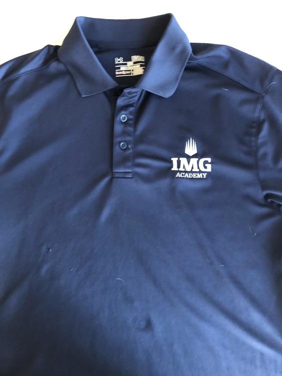 blue under armour shirt