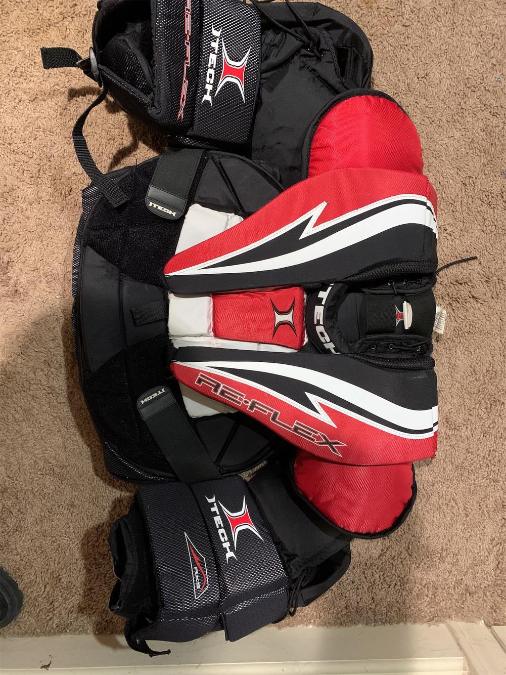 Junior Large Itech RE FLEX Goalie Chest Protector SidelineSwap