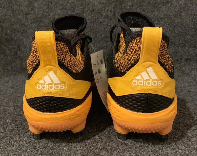 yellow adidas baseball cleats