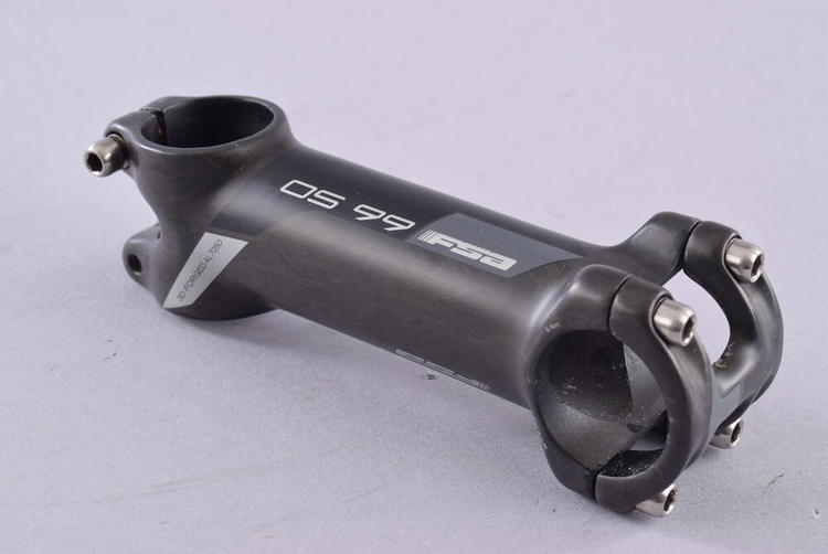 New FSA OS-99 1 1//8/" X 80mm X 31.8mm X 6° Stem Black