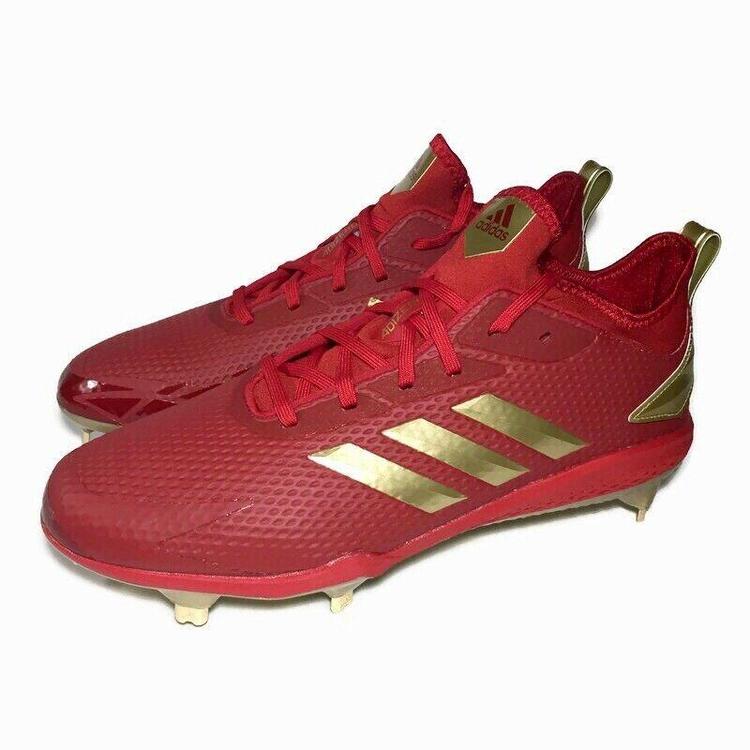 red adizero baseball cleats