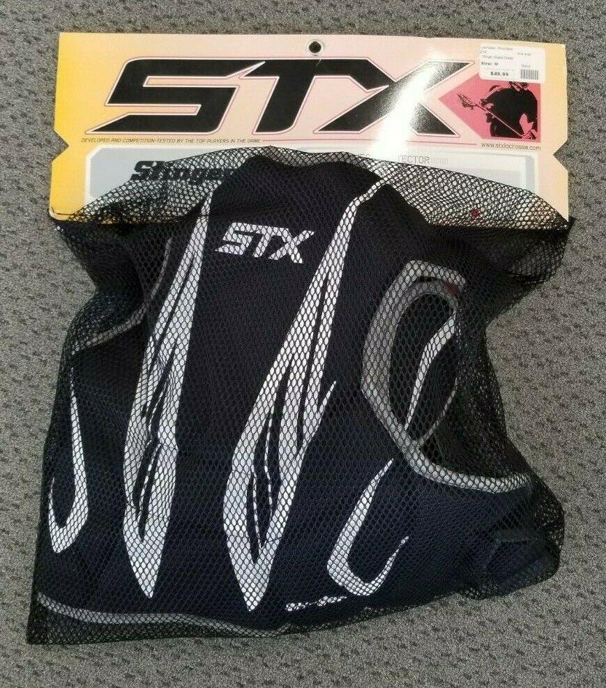 STX Stinger Goalie Goal Chest Protector Shoulder Pads Black / White