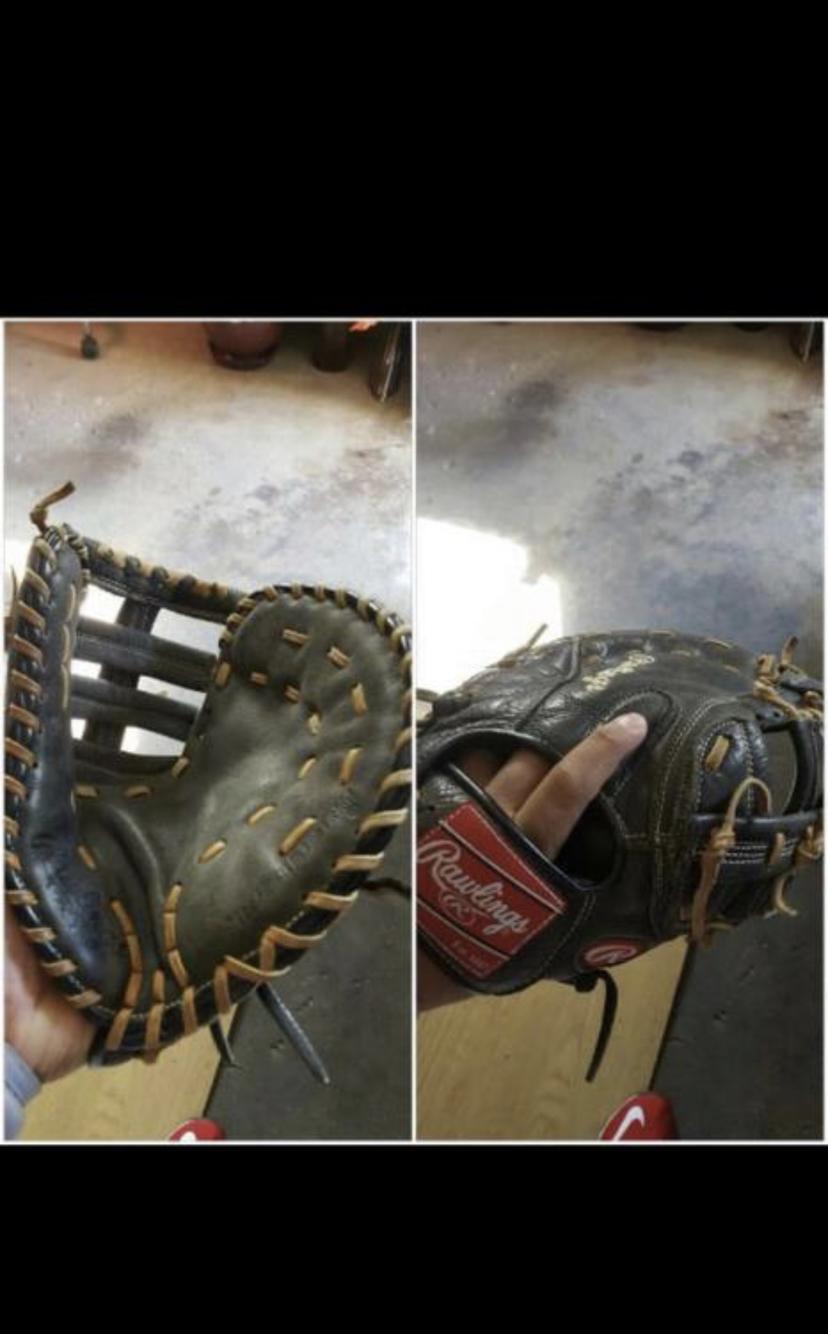 Black Used First Base Gamer 12" Baseball Glove SidelineSwap