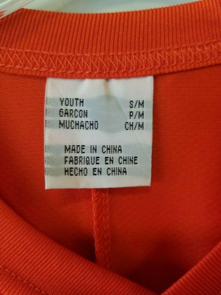 CCM Junior Hockey 10200 Practice Jersey Orange Size Junior S/M Small