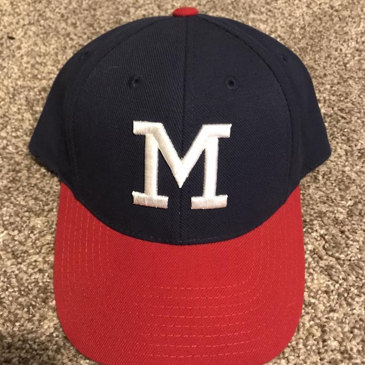milwaukee braves fitted hat