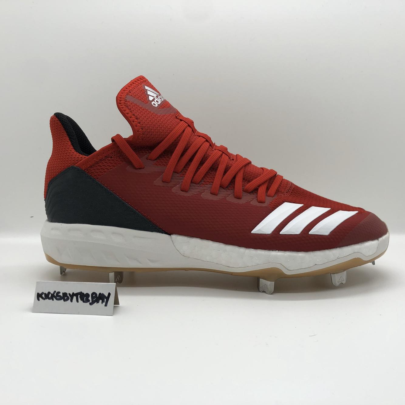 size 4 metal baseball cleats