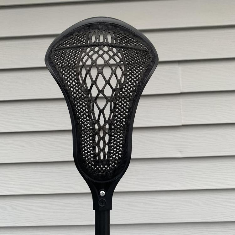 brine women's dynasty warp pro on minimus carbon attack lacrosse stick