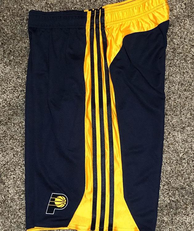 pacers basketball shorts