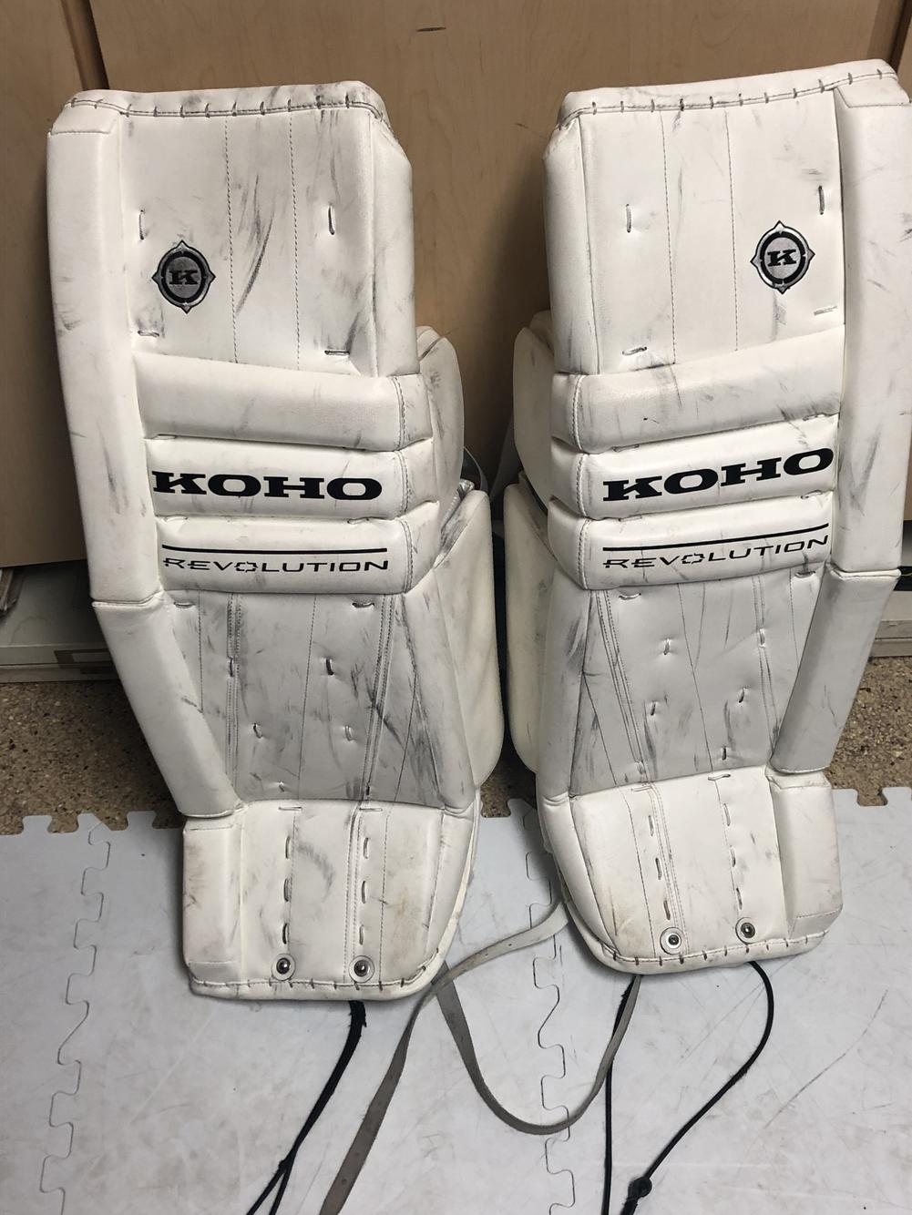 Used 33"+2 Koho Revolution Goalie Leg Pads SidelineSwap