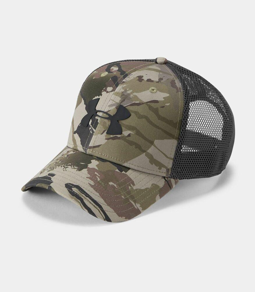 orange under armour hunting hats