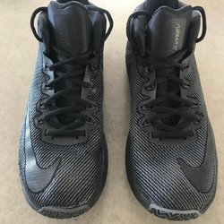 air max infuriate mid black