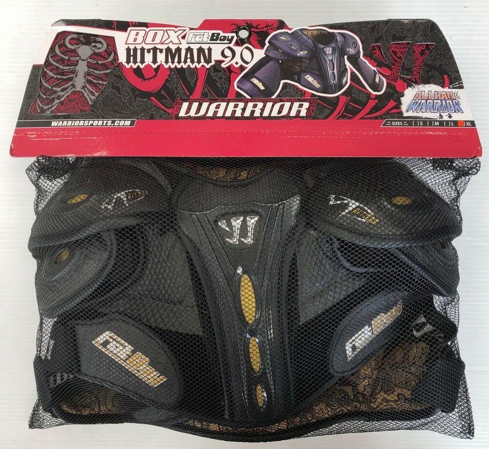 New Warrior Fat Boy Hitman 9.0 Senior box Lacrosse Shoulder Pad XL