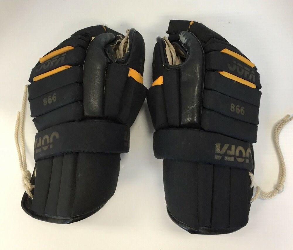 Jofa 998 Glove Horse Hide Leather Palm Vintage Ice Hockey Gloves
