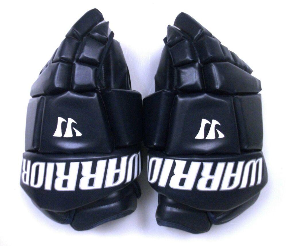 New Warrior Fatboy box lacrosse goalie gloves 14" navy Lax indoor