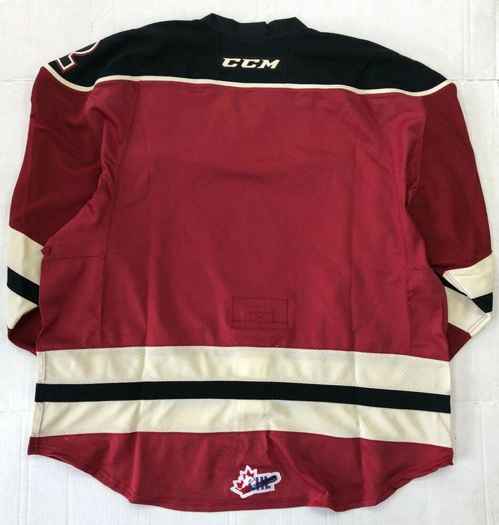 New Authentic Pro Stock CCM Red Deer Rebels Hockey Player Jersey 58