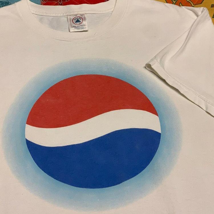 Classic Pepsi Logo Childrens Unisex White T-Shirt