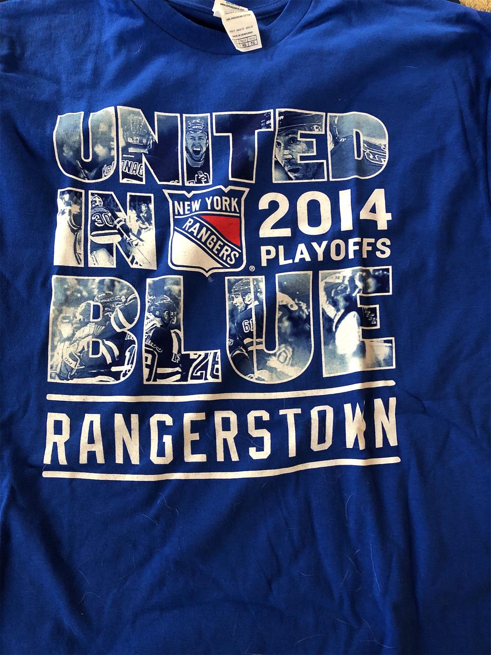 ny rangers playoff shirt
