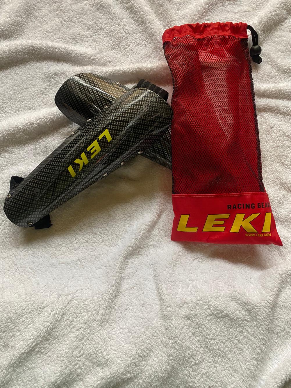 Leki Forearm Guards Optic Black SidelineSwap