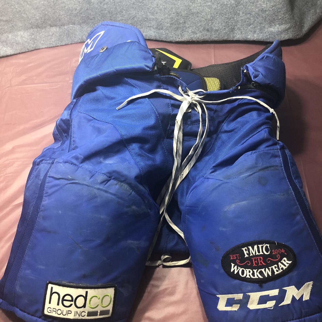 Blue Senior Medium CCM Tacks 6052 Hockey Pants SidelineSwap