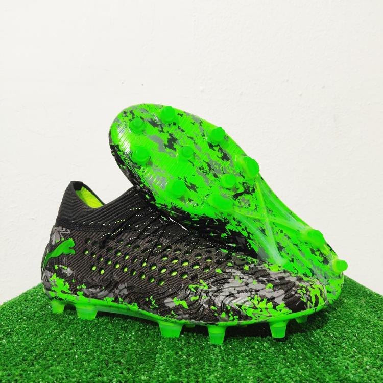 green puma cleats