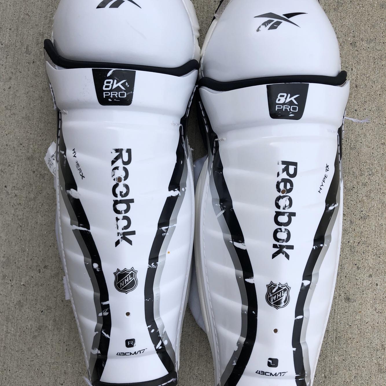 Used Reebok 8K Pro Pro Stock Shin Pads 17” Jofa Rbk SidelineSwap