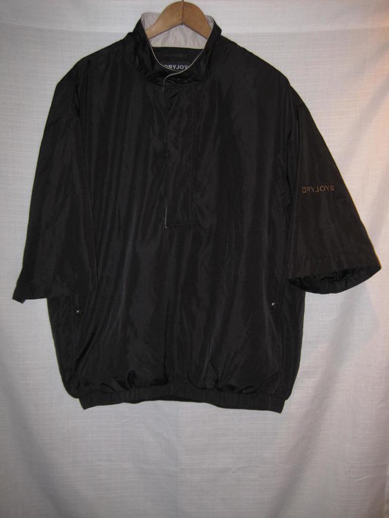 mens short sleeve golf rain jacket