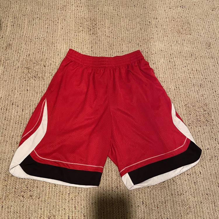 red adidas golf shorts