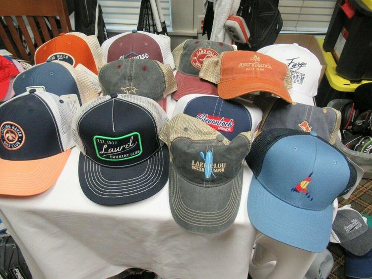 random golf club hat