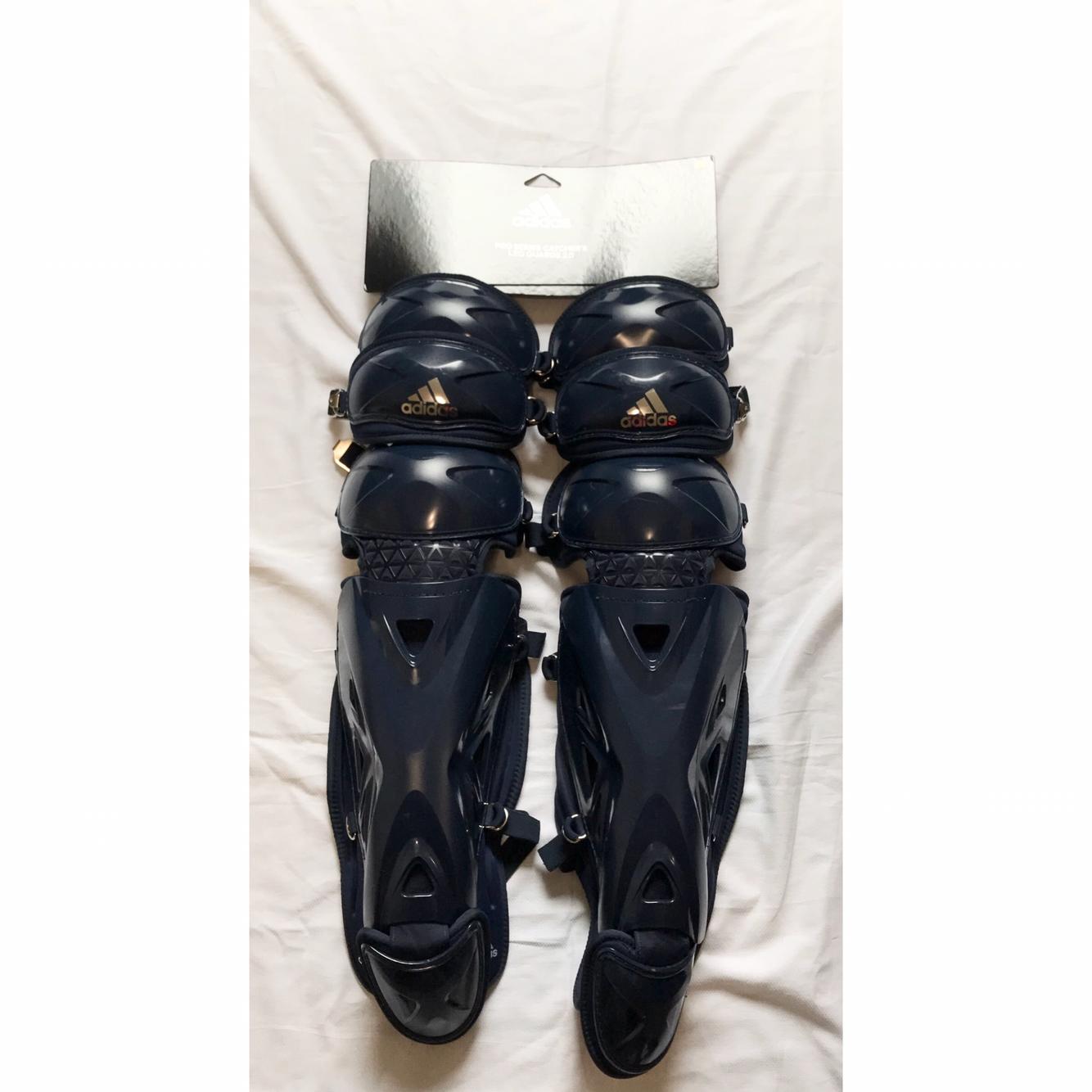 Blue New Adidas Pro Series Catcher's Leg Guard SidelineSwap