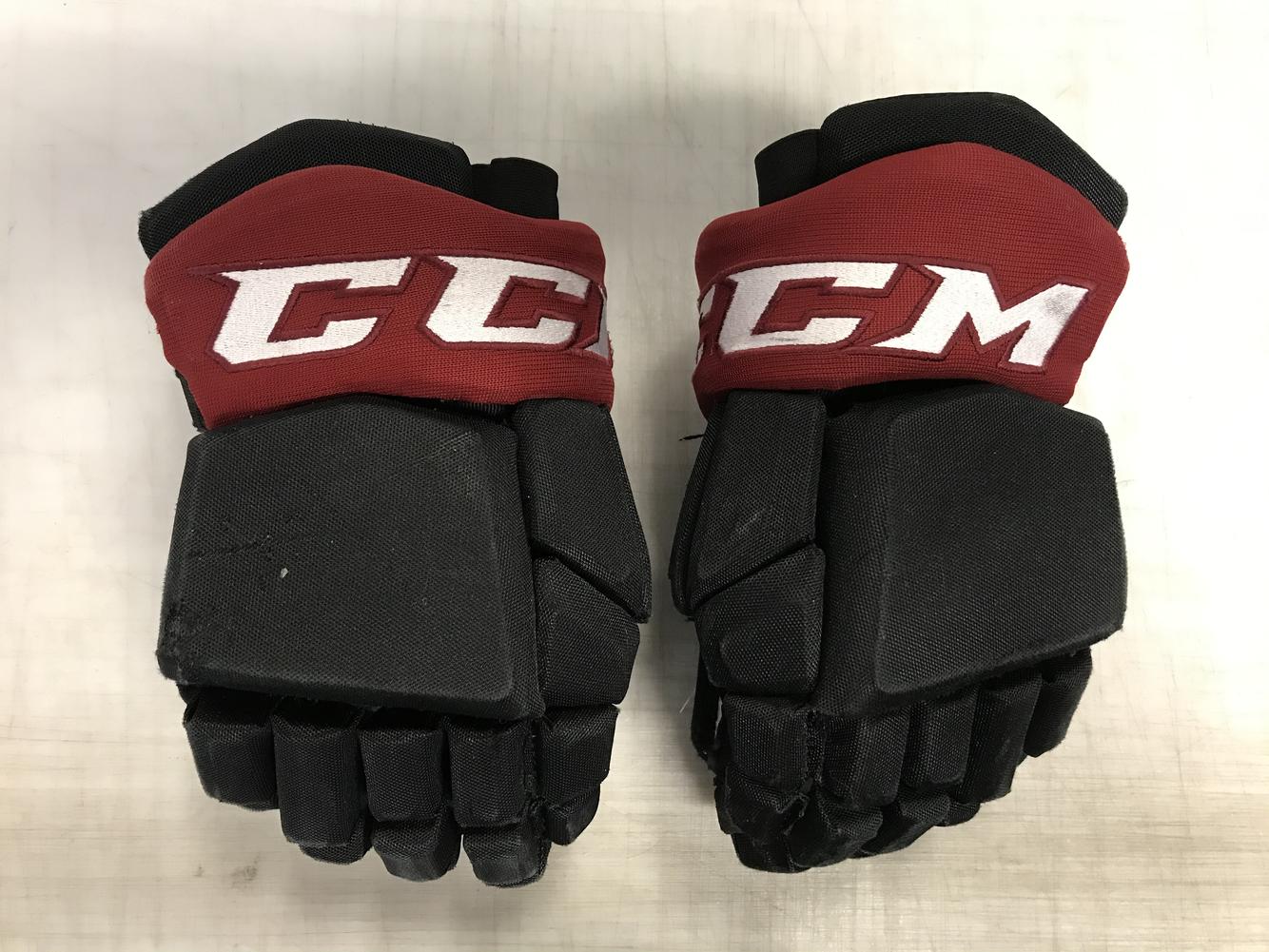 CCM Tacks HGTK Pro Stock 14" Black COYOTES 4092 Hockey Gloves