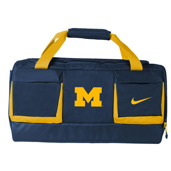 Nike University of Michigan Vapor Duffel Bag Brand New Apparel