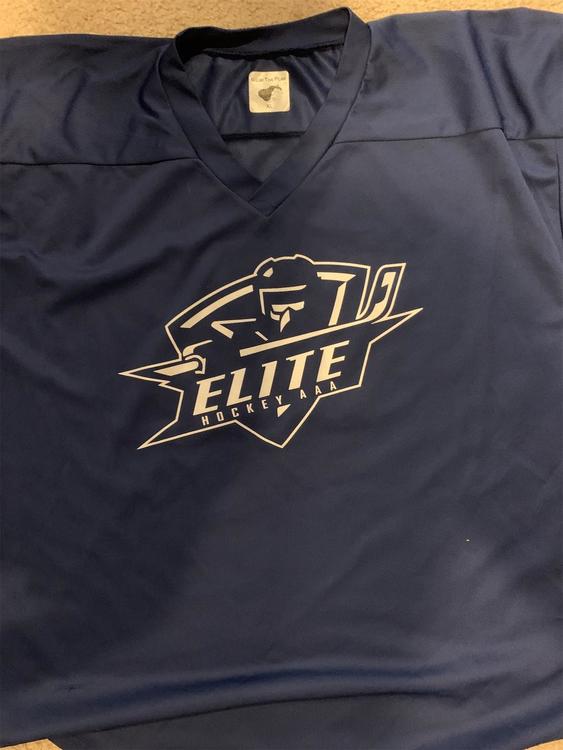 hockey practice jersey with number