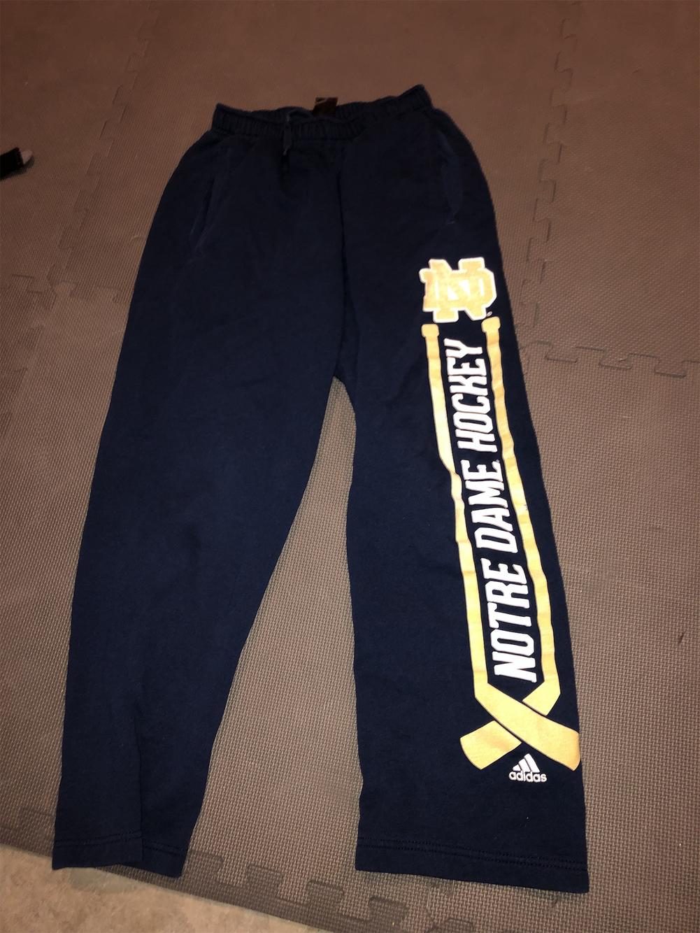 Notre Dame Hockey Medium Adidas Sweatpants SidelineSwap