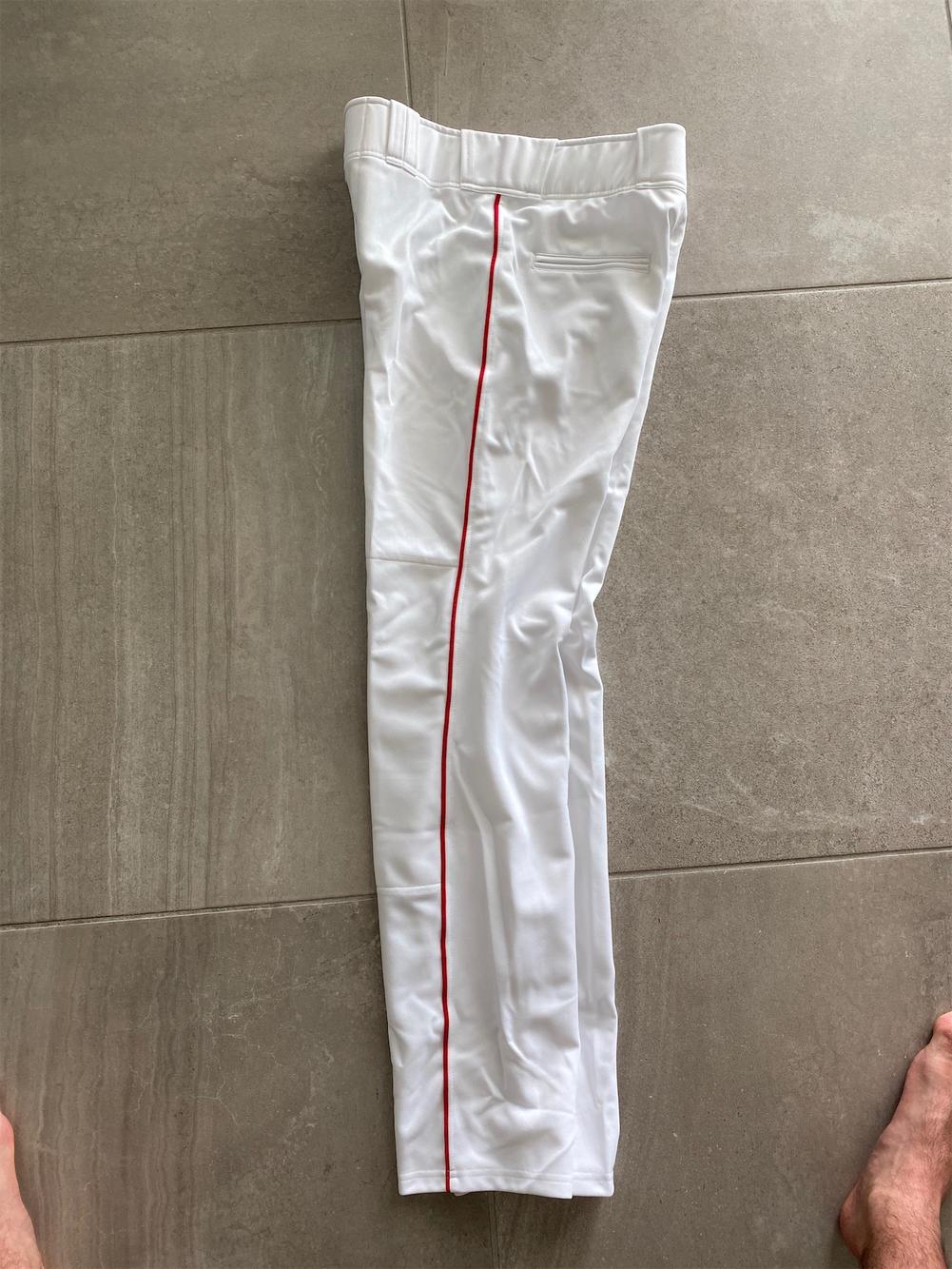 Used White And Red Piping Men's Teamwork Baseball Pants SidelineSwap