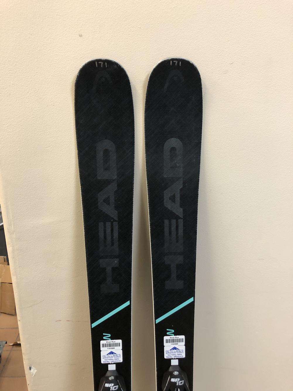 Used Women's 2020 HEAD KORE 93 W Skis With Bindings Max Din 10