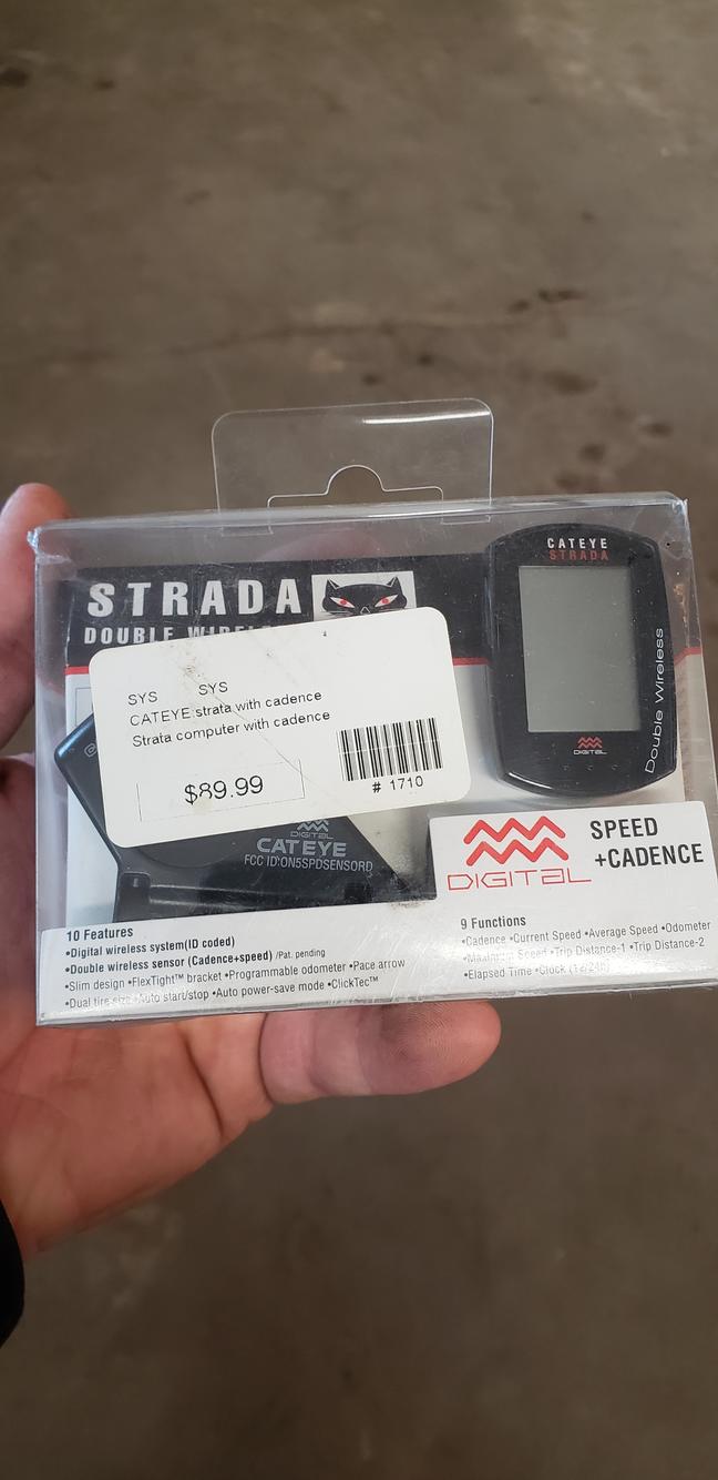 cateye strada double wireless battery