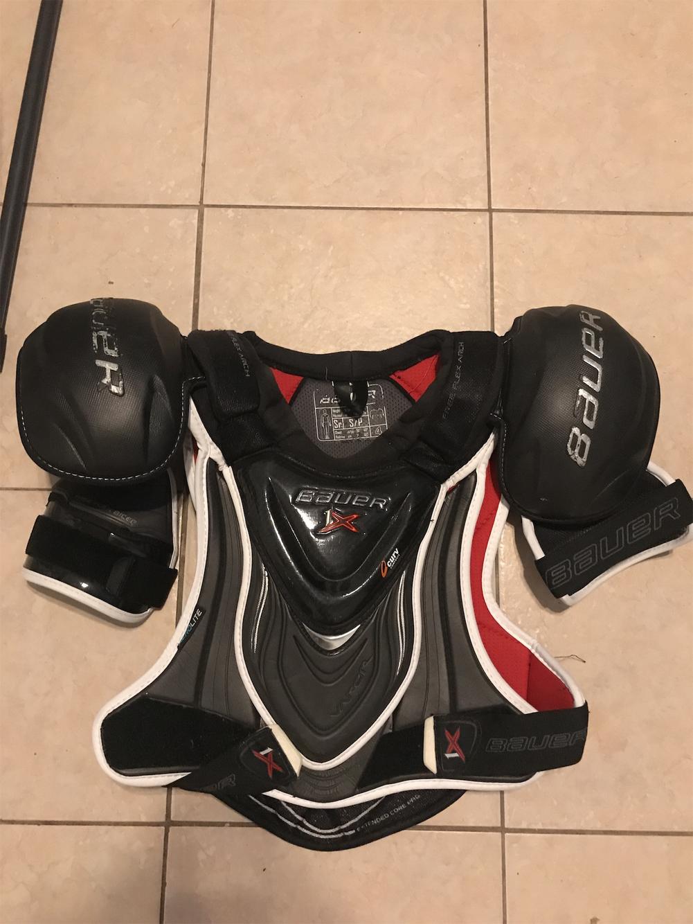 Used Small Bauer Vapor 1X Pro Stock Shoulder Pads SidelineSwap
