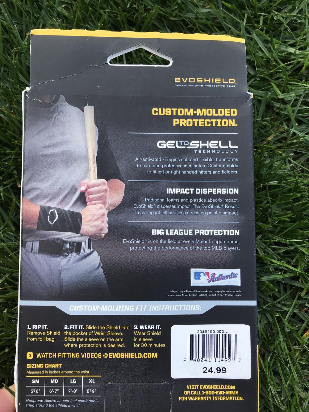 New EvoShield Wrist Guard SidelineSwap