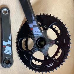Campagnolo Record H11 Carbon Crankset 172.5 39//53 Chainrings 11 Speed MSRP $720