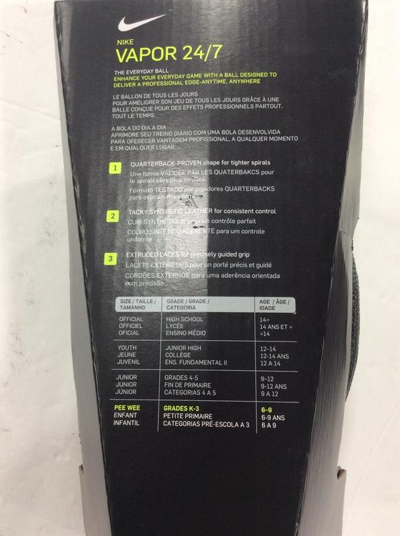 nike vapor pee wee football