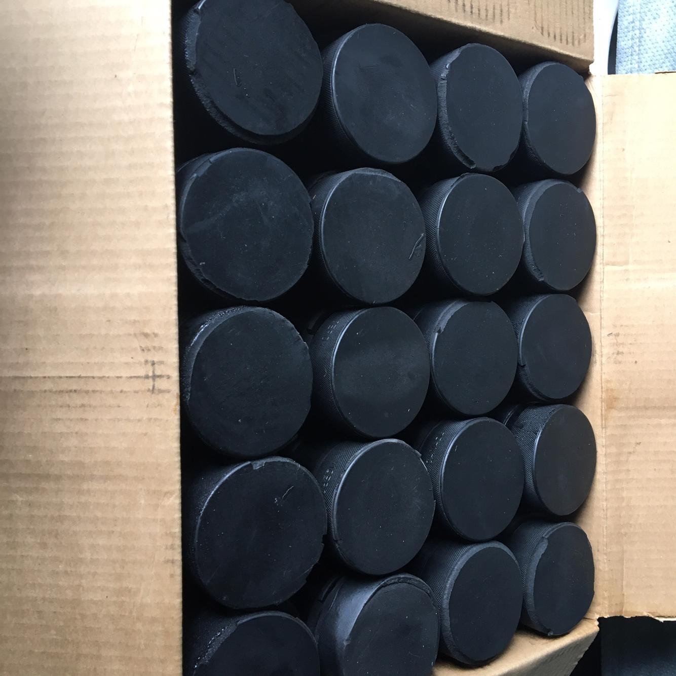 50 Used Hockey Pucks SidelineSwap