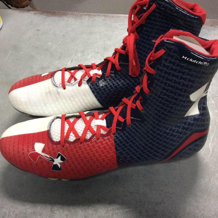red under armour cleats