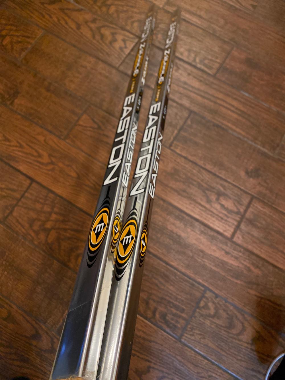 2 New Easton Z Bubble Chrome 5100 Poti Gretzky Pro Stock Shafts